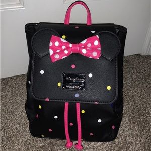 RARE HTF Disney Parks Rock the dots Loungefly